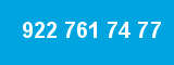 922 761 74 77 922 761 74 77